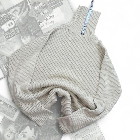 Y2K Aeropostale Knitted Turtleneck Longsleeve Sweater - Picture 2 of 6